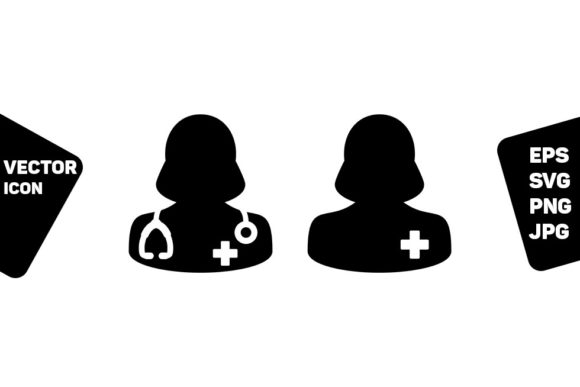 Ask a Doctor Icon Vector Female Person