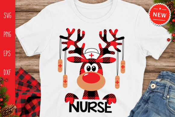 Christmas Nurse SVG: Graphics for Crafts and Small Business Branding