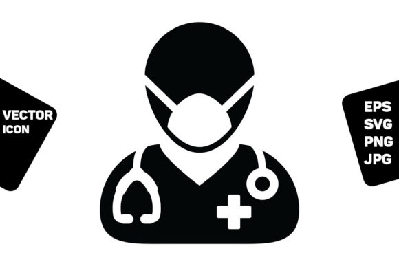 Doctor Icon Vector for Medical Branding