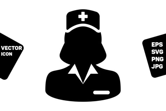 First Aid Icon Vector Female Person Graphics and Icons