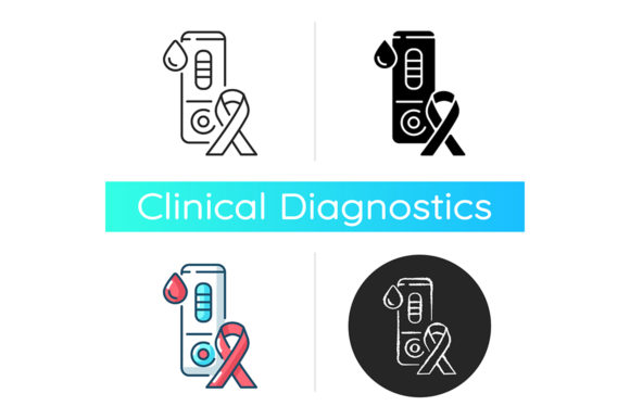 HIV Test Icon: Graphics and Icons for Health Awareness