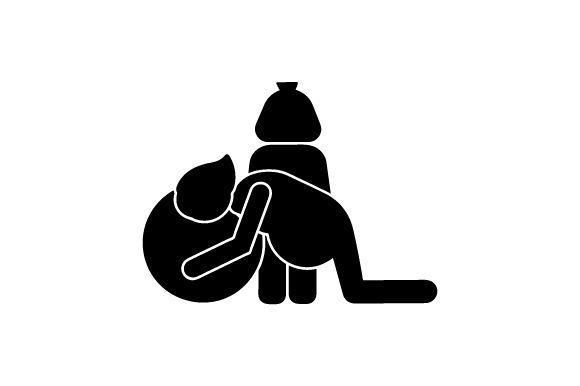 Pregnant Woman Laying on Birthing Ball with Nurse Crafts