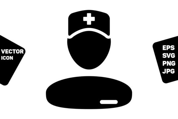 Surgeon Icon Vector for Graphics and Icons